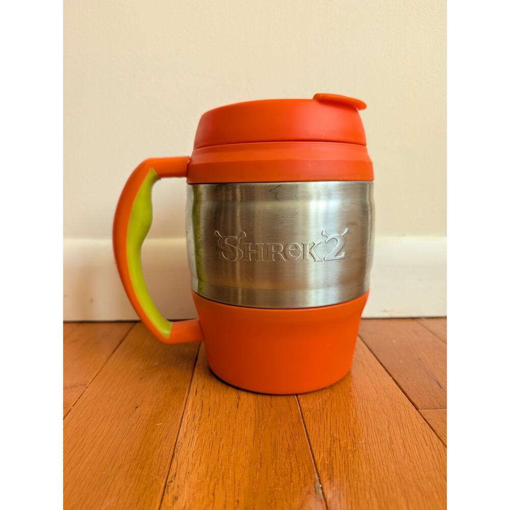 Vintage Dreamworks Shrek 2 Swamp Cooler Bubba Jug Insulated Cup Shrek Donkey